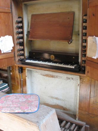 Den historiska orgeln i basilikan är åter spelbar.