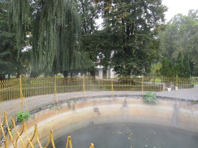 Ivan-källan, "önskebrunn" och varm källa i Juliev-parken, Daruvar.