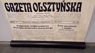 Ytterligare ett nummer, från 1939. Från museet i tidningens före detta lokaler.