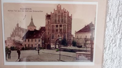Allenstein. Höga porten från ordensriddarnas tid.