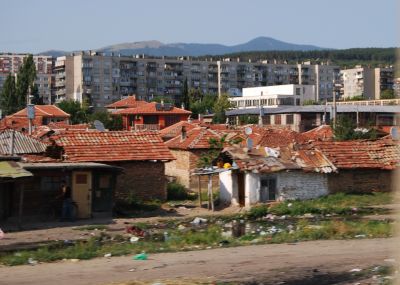 Romsk bosättning.