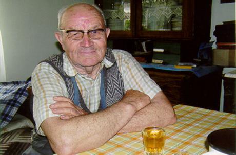 Hanns Schlager i Neudorf. (Foto: Ulf Irheden)