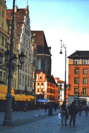 Vi befinner oss på Rynek (”Torget”).